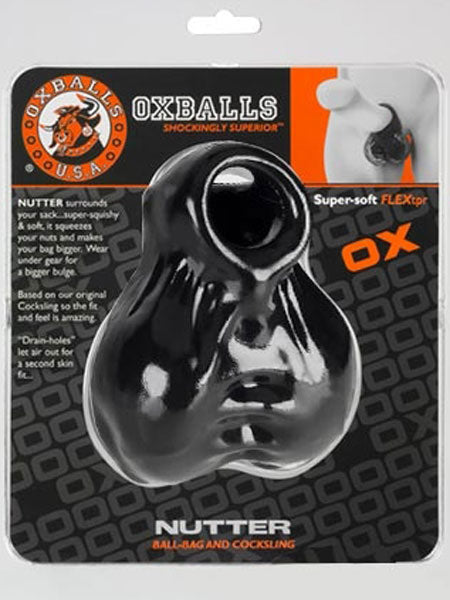 OXBALL NUTTER Ball-Bag + Cocksling, schwarz
