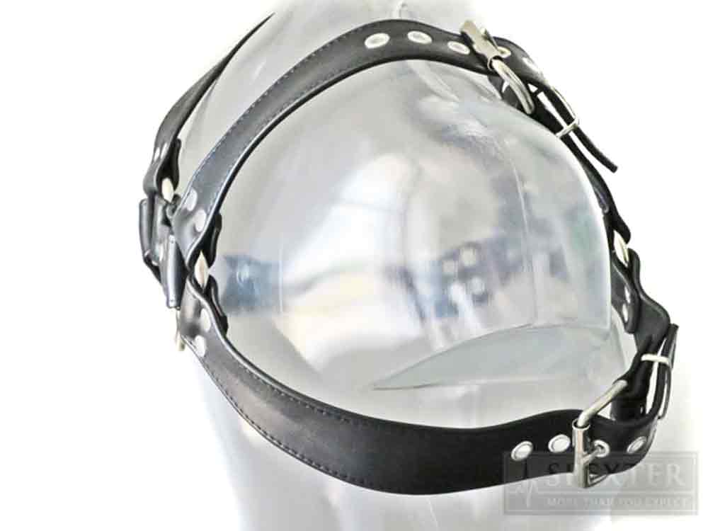 Oberkörper-Harness BULLDOG - schwarz genäht - 4cm