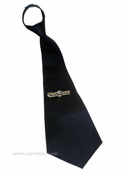 Krawatte für Uniformen SCHWARZ