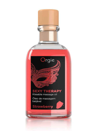 ORGIE Kissable Massage Set Erdbeere