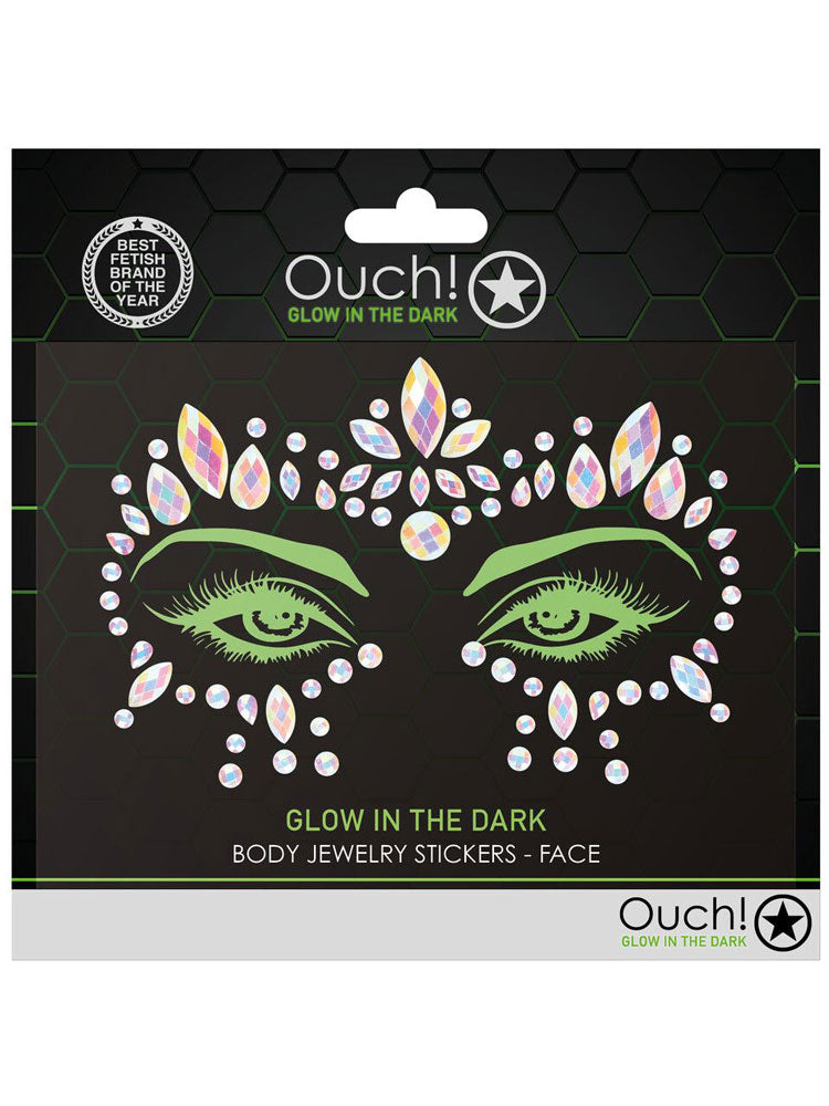 OUCH Gesichtsticker Glow in the Dark