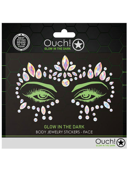 OUCH Gesichtsticker Glow in the Dark