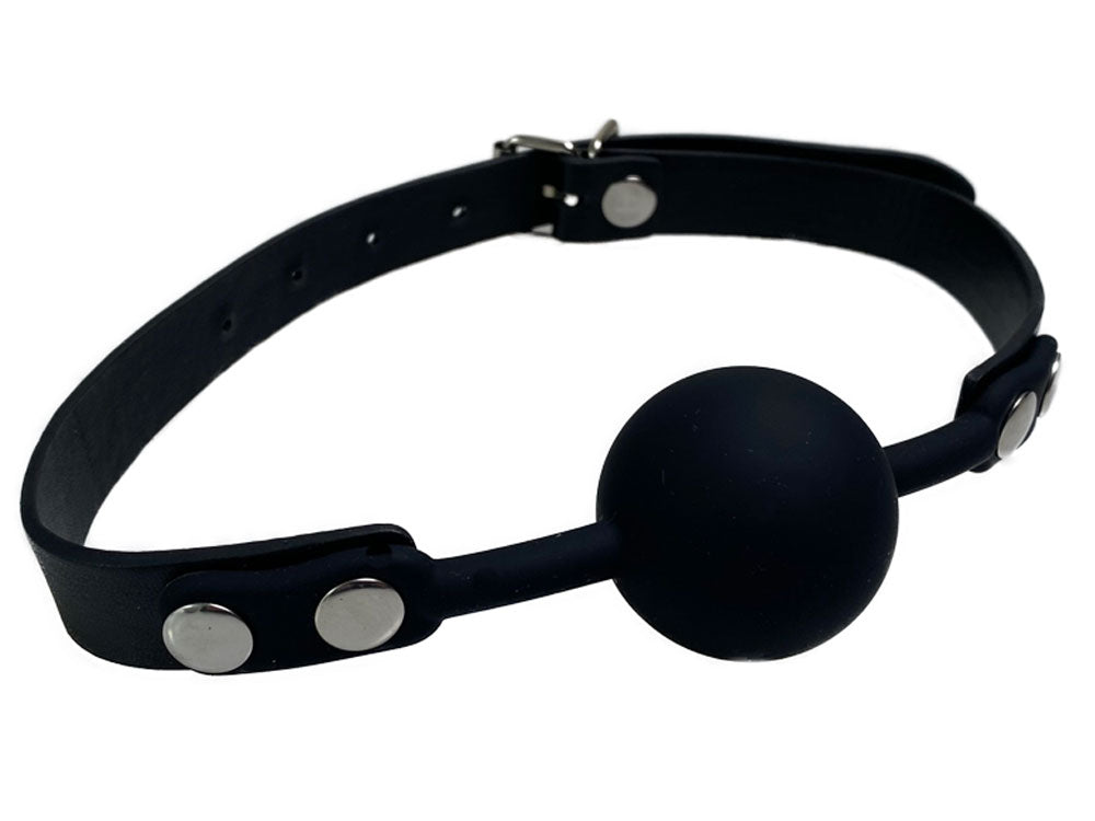 OUCH Silikon Kugelknebel 40mm schwarz