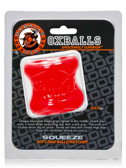 Oxball SQUEEZE Hodenstretcher, rot