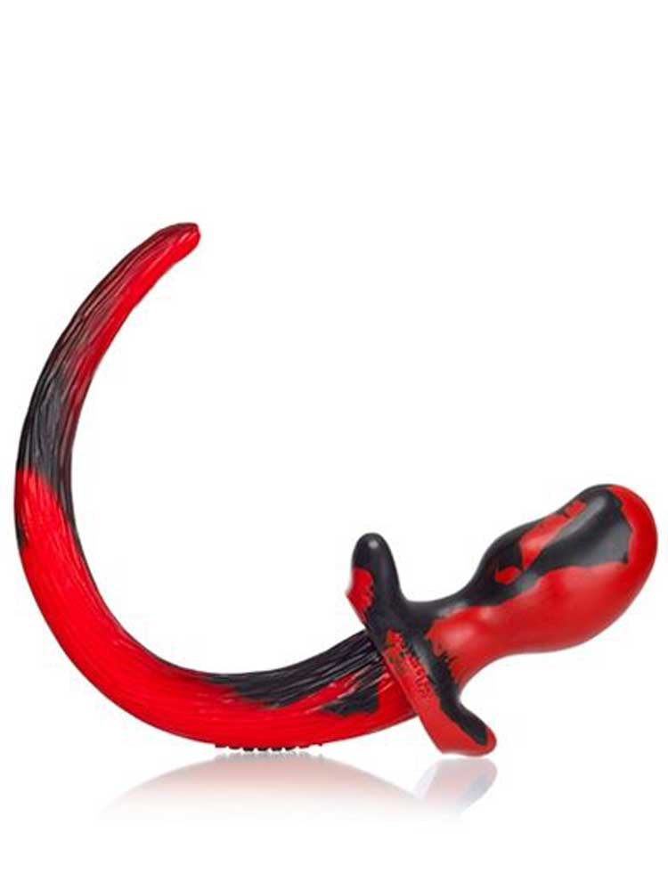 OXBALLS  SWIRL DOGTAIL BEAGLE - rot-schwarz