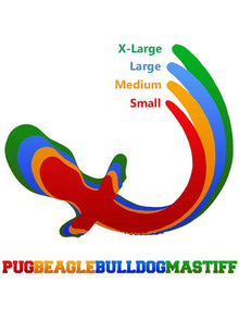 OXBALLS  SWIRL DOGTAIL BEAGLE - rot-schwarz