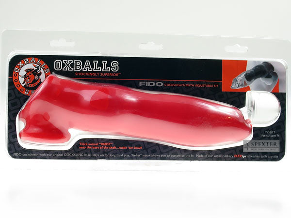 Oxball FIDO Cocksheath - PUPPY Penishülle - rot