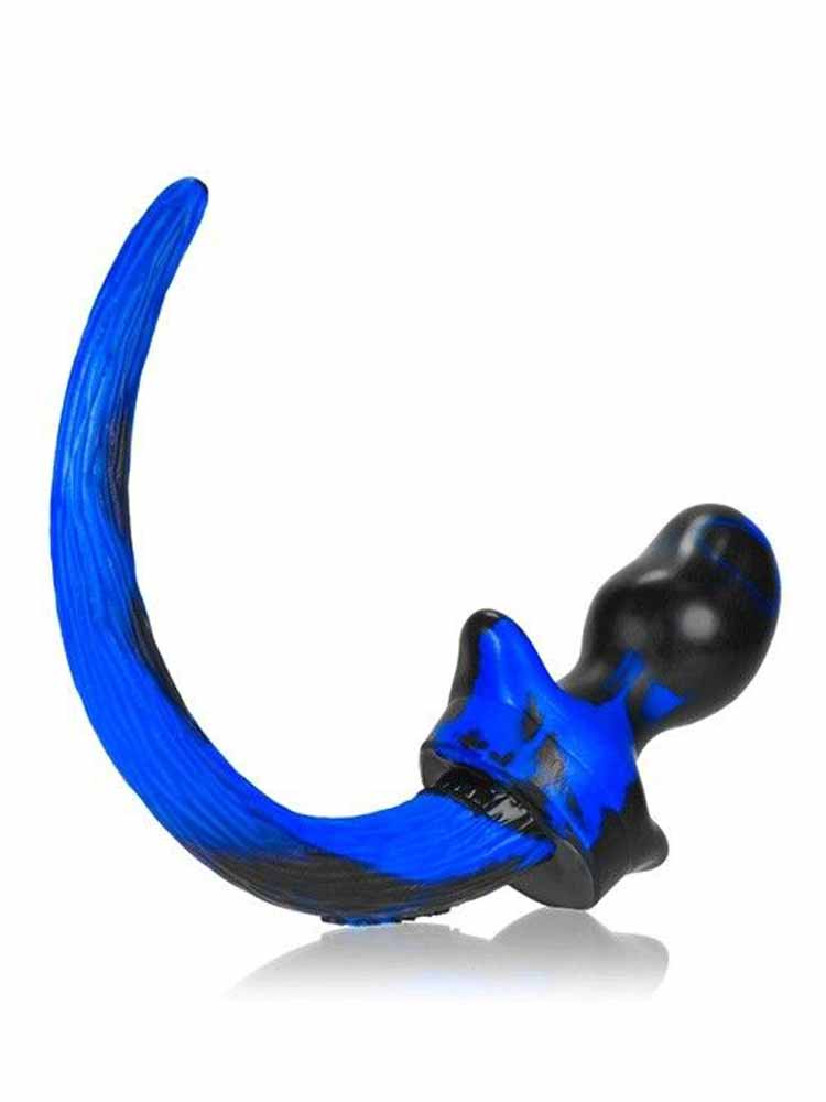 OXBALLS  SWIRL DOGTAIL PUG - blau-schwarz