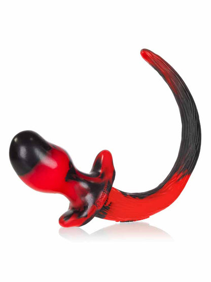OXBALLS  SWIRL DOGTAIL PUG - rot-schwarz