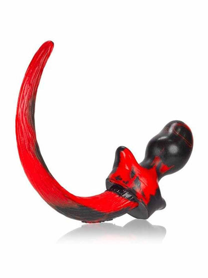 OXBALLS  SWIRL DOGTAIL PUG - rot-schwarz