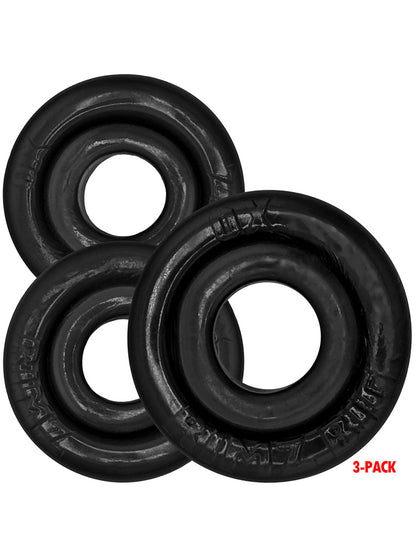 RIMRINGZ Multi Size 3-Pack Cockrings schwarz