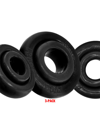 RIMRINGZ Multi Size 3-Pack Cockrings schwarz