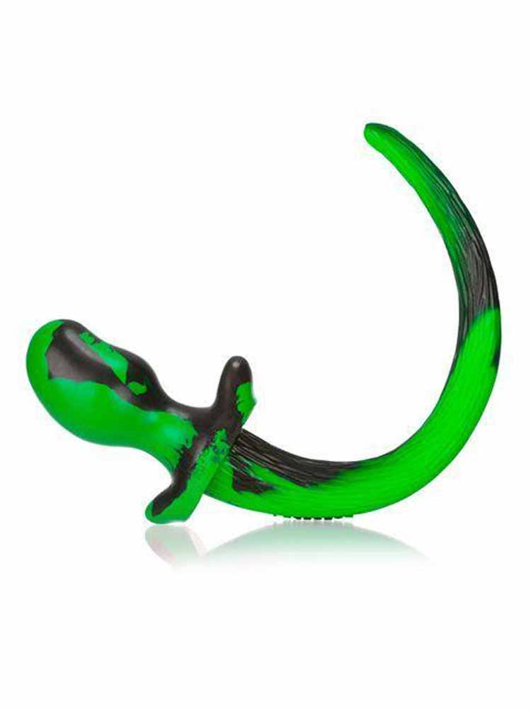OXBALLS  SWIRL DOGTAIL BEAGLE - grün-schwarz