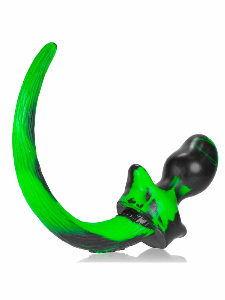 OXBALLS  SWIRL DOGTAIL BEAGLE - grün-schwarz