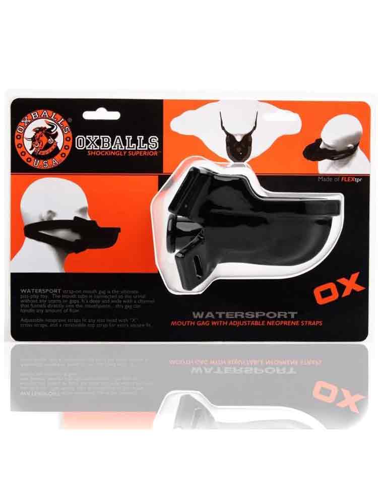 OXBALLS Urinal Watersport-Knebel - schwarz