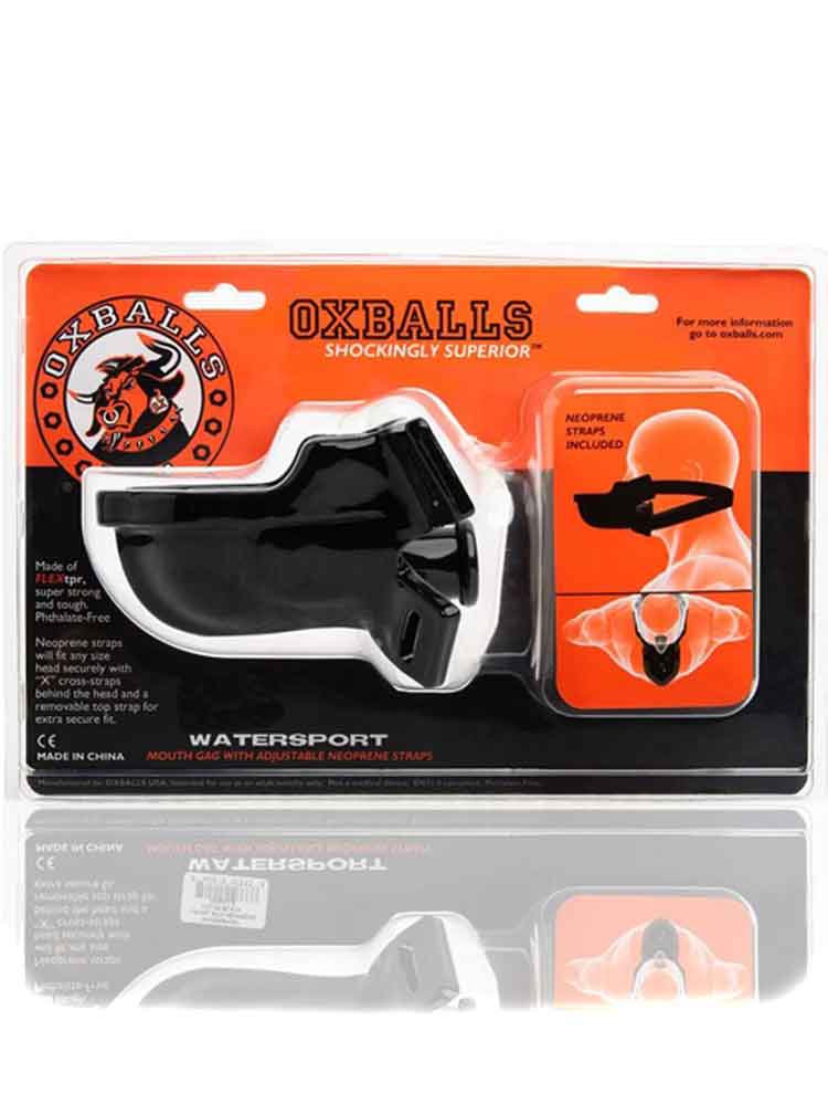 OXBALLS Urinal Watersport-Knebel - schwarz