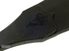 Paddel handgearbeitet - beidseitig aus Leder