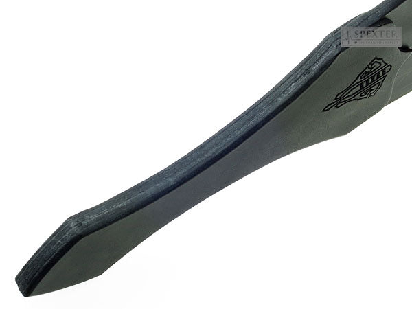 Paddel handgearbeitet - beidseitig aus Leder