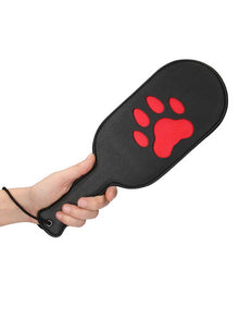 Puppy Play Paddel schwarz-rot