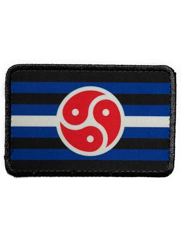 PRIDE - Klett-Patch BDSM Flagge 6,5x10 cm