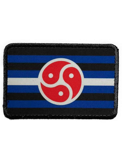PRIDE - Klett-Patch BDSM Flagge 6,5x10 cm