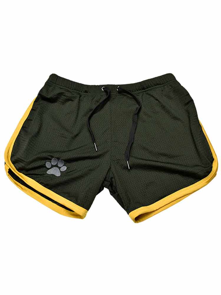 Kinky Puppy Paw Shorts schwarz-gelb