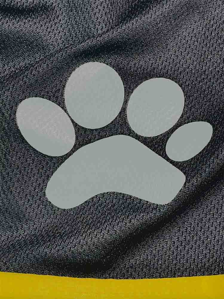 Kinky Puppy Paw Shorts schwarz-gelb