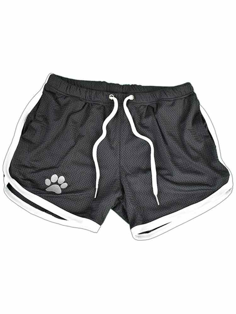Kinky Puppy Paw Shorts schwarz-weiss