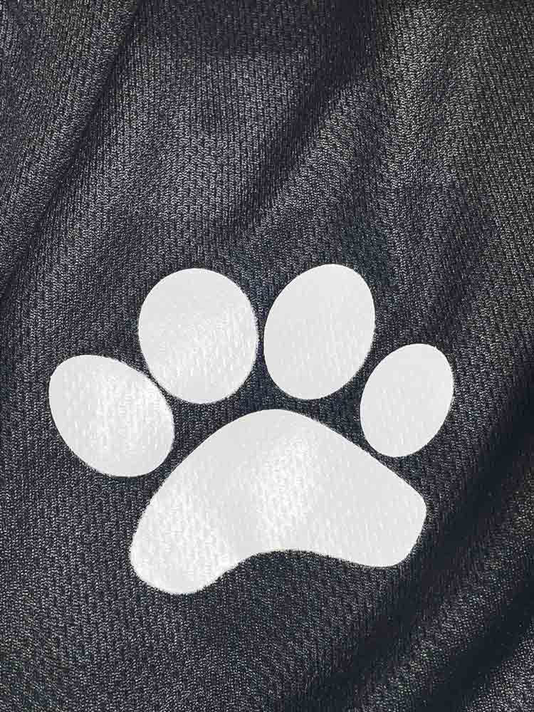 Kinky Puppy Paw Shorts schwarz-weiss