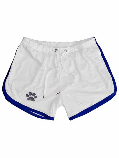 Kinky Puppy Paw Shorts weiss-blau