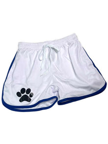 Kinky Puppy Paw Shorts weiss-blau