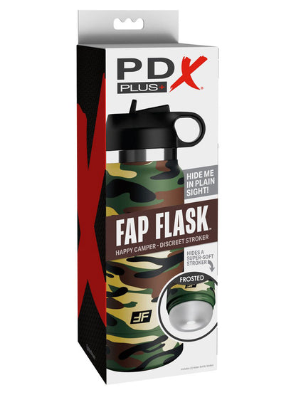 PDX Plus Fap Flask Happy Camper