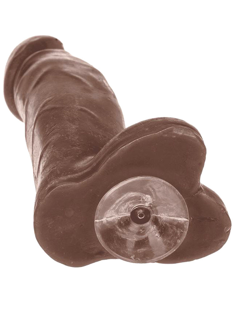 Penis-Seife mit Saugnapf -  dunkel