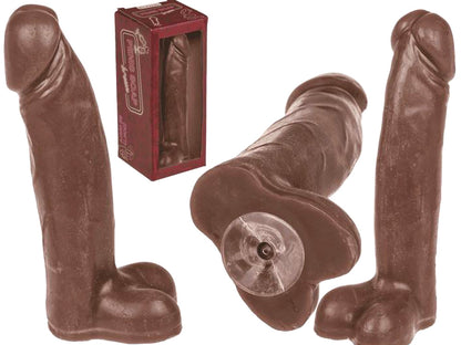 Penis-Seife mit Saugnapf -  dunkel