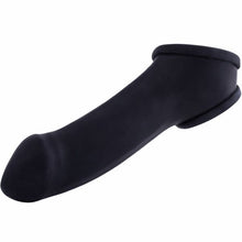 Penishülle ERIK - mit Hodenstretcher - schwarz