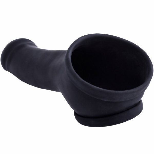 Penishülle ERIK - mit Hodenstretcher - schwarz