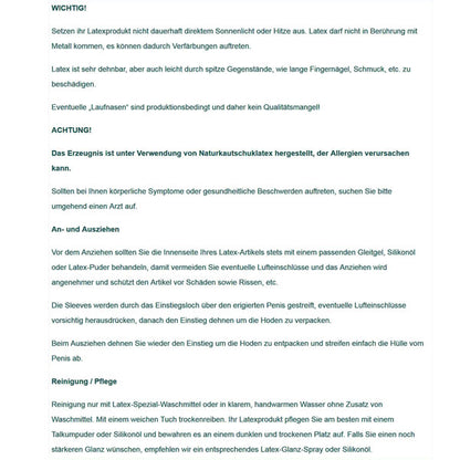 Penishülle ERIK - mit Hodenstretcher - schwarz