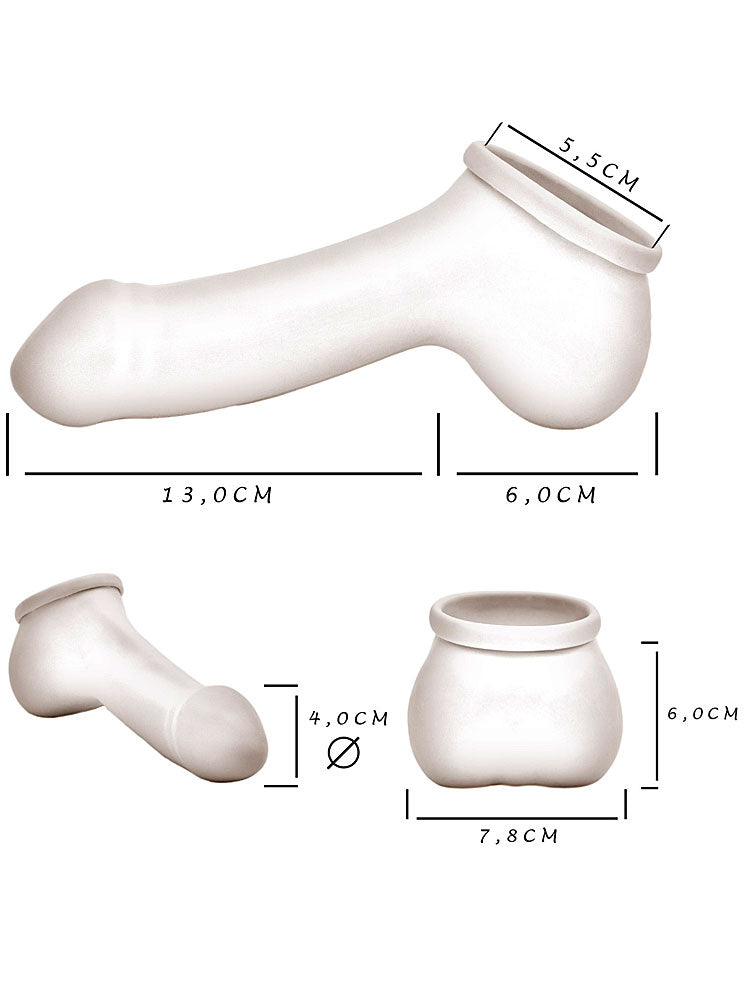 Penishülle ADAM 55 - 13cm Schaft - transparent