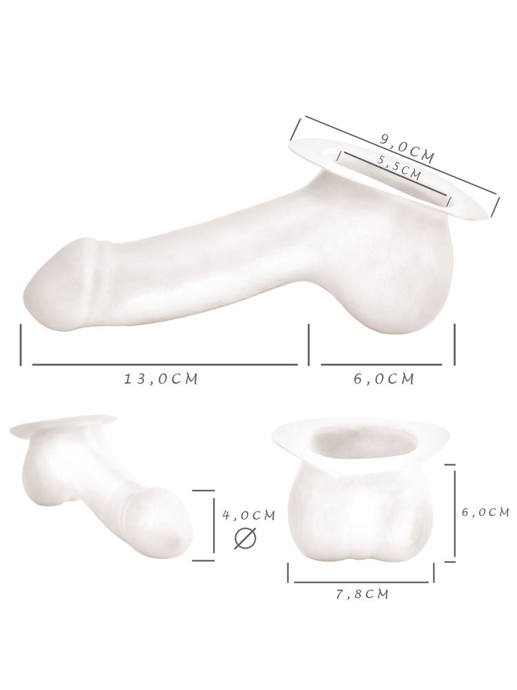 Penishülle ADAM 55 - mit Rand - transparent