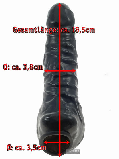 Penishülle REALISTIK - schwarz