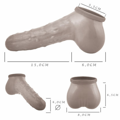 Penishülle GURKE - 15cm Schaft - grün