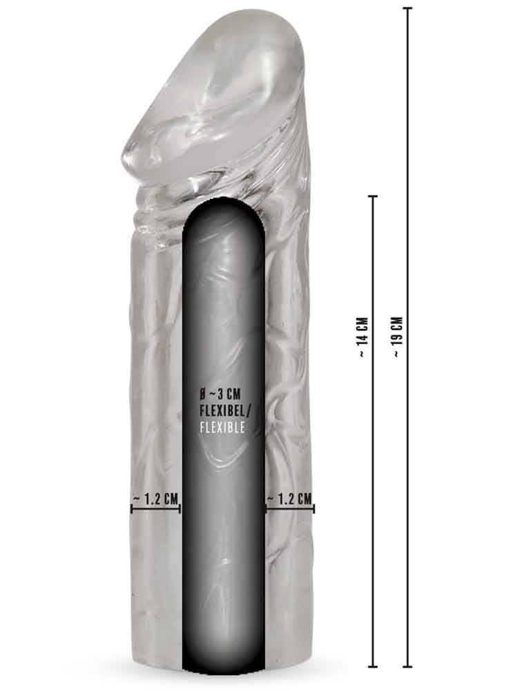 Penishülle MEGA DICK SLEEVE by Rebel