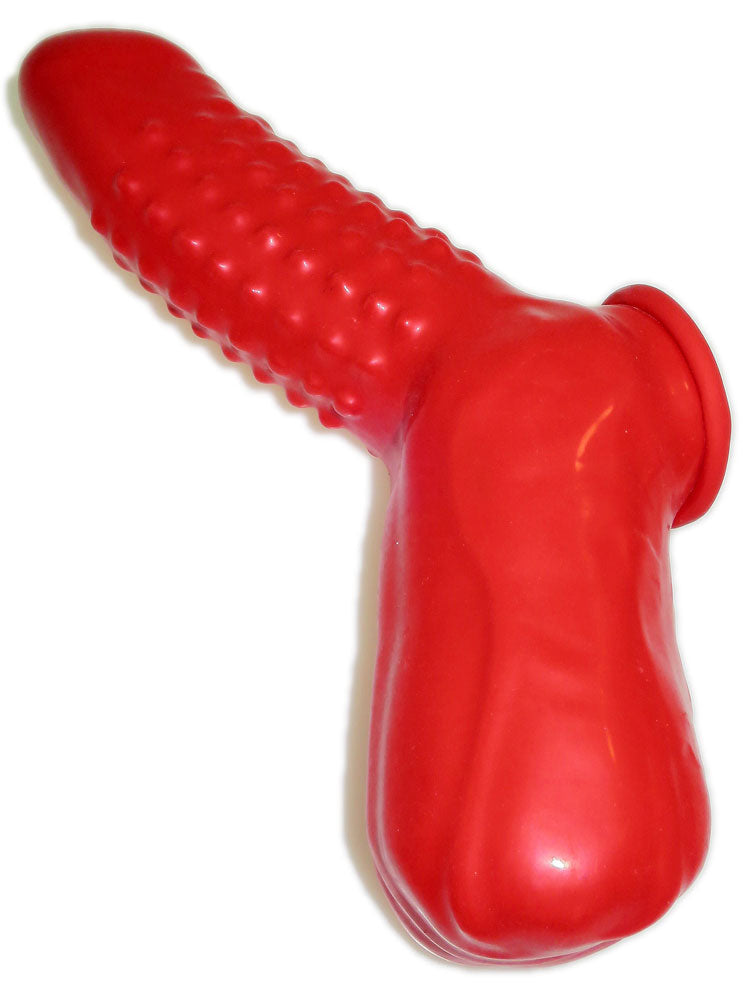 Penishülle mit Noppen - rot