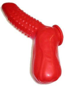 Penishülle mit Noppen - rot