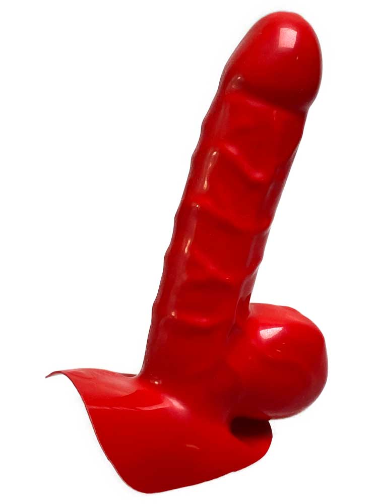 Penishülle mit Rand - rot
