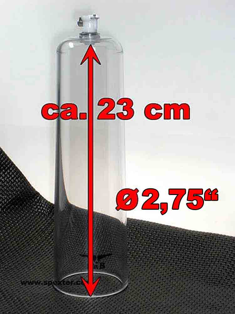 Peniszylinder Vakuumzylinder 2.75" = Ø 7,0 cm