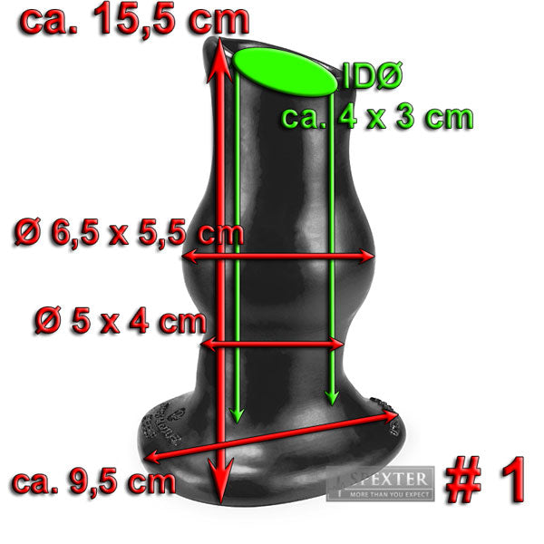 OXBALL Pig-Hole-DEEP #1 SCHWARZ