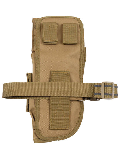 Pistolenbeinholster "Tactical", rechts, tropenbraun