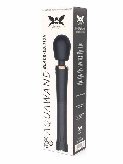 PIXEY AQUAWAND kabelloser Vibrator schwarz