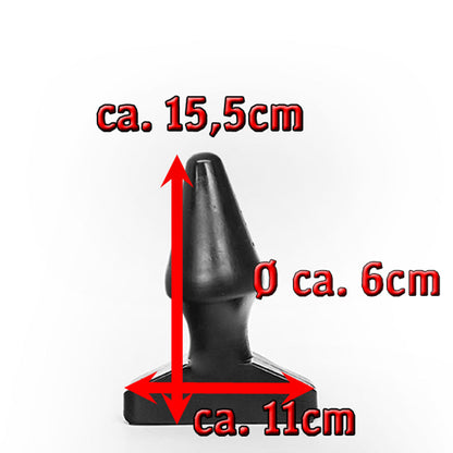All Black Power-Plug GREGOR 15,5x6cm